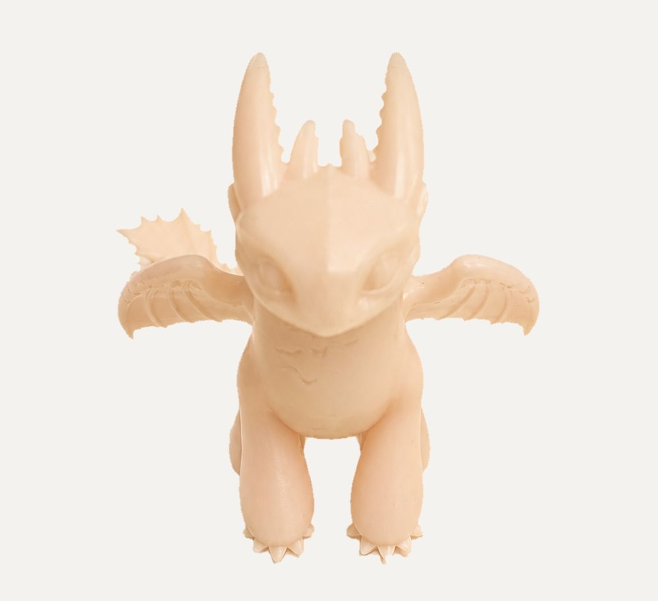 Figura de dragón impresa en 3D